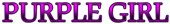 PURPLE GIRL Logo Style