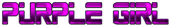 PURPLE GIRL Logo Style