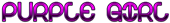 PURPLE GIRL Logo Style