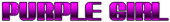 PURPLE GIRL Logo Style