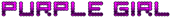 PURPLE GIRL Logo Style