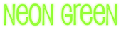 Neon Green Logo Style