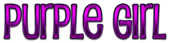 PURPLE GIRL Logo Style