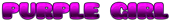 PURPLE GIRL Logo Style