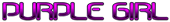 PURPLE GIRL Logo Style