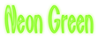 Neon Green Logo Style