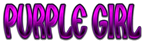 PURPLE GIRL Logo Style