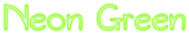 Neon Green Logo Style