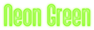 Neon Green Logo Style