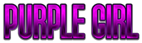 PURPLE GIRL Logo Style