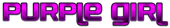 PURPLE GIRL Logo Style