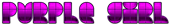 PURPLE GIRL Logo Style