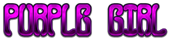 PURPLE GIRL Logo Style