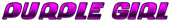 PURPLE GIRL Logo Style