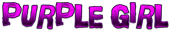 PURPLE GIRL Logo Style