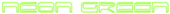 Neon Green Logo Style