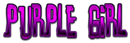 PURPLE GIRL Logo Style