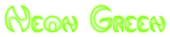 Neon Green Logo Style