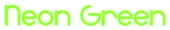 Neon Green Logo Style