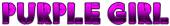 PURPLE GIRL Logo Style