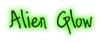 Alien Glow Logo Style