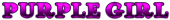 PURPLE GIRL Logo Style