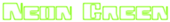 Neon Green Logo Style