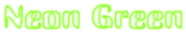 Neon Green Logo Style