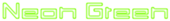 Neon Green Logo Style