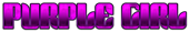 PURPLE GIRL Logo Style