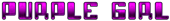 PURPLE GIRL Logo Style