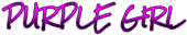 PURPLE GIRL Logo Style