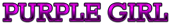 PURPLE GIRL Logo Style