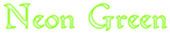 Neon Green Logo Style