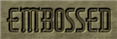 Embossed Logo Style