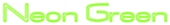 Neon Green Logo Style