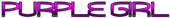 PURPLE GIRL Logo Style