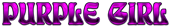 PURPLE GIRL Logo Style