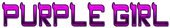 PURPLE GIRL Logo Style