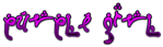 PURPLE GIRL Logo Style