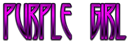 PURPLE GIRL Logo Style