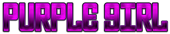 PURPLE GIRL Logo Style