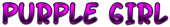 PURPLE GIRL Logo Style