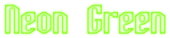 Neon Green Logo Style