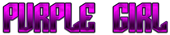 PURPLE GIRL Logo Style