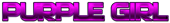 PURPLE GIRL Logo Style