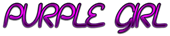 PURPLE GIRL Logo Style