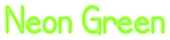 Neon Green Logo Style