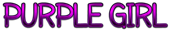 PURPLE GIRL Logo Style