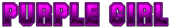 PURPLE GIRL Logo Style